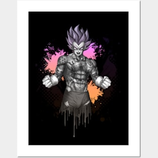 Tattooed Vegeta Posters and Art